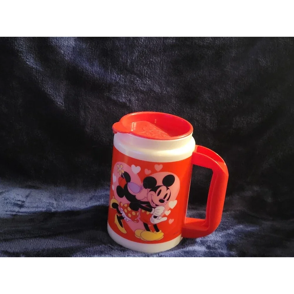 Vintage Walt Disney World Refillable Mug Lot + Pirates of the Caribbean Popcorn